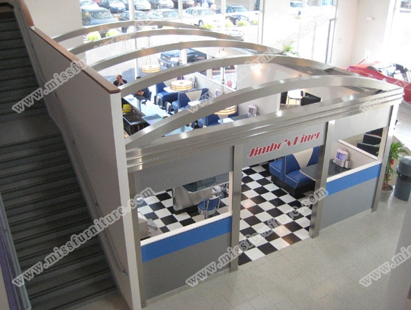 American 1950s retro diner Bel Air booth furniture project from Australia Jimbc#39;s diner